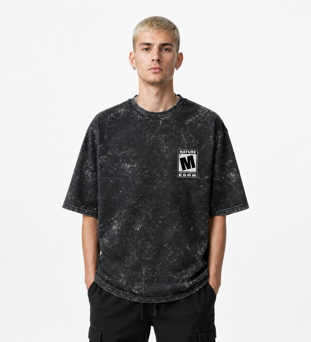 LAYER IT | Unisex Acid Washed Oversized Tee