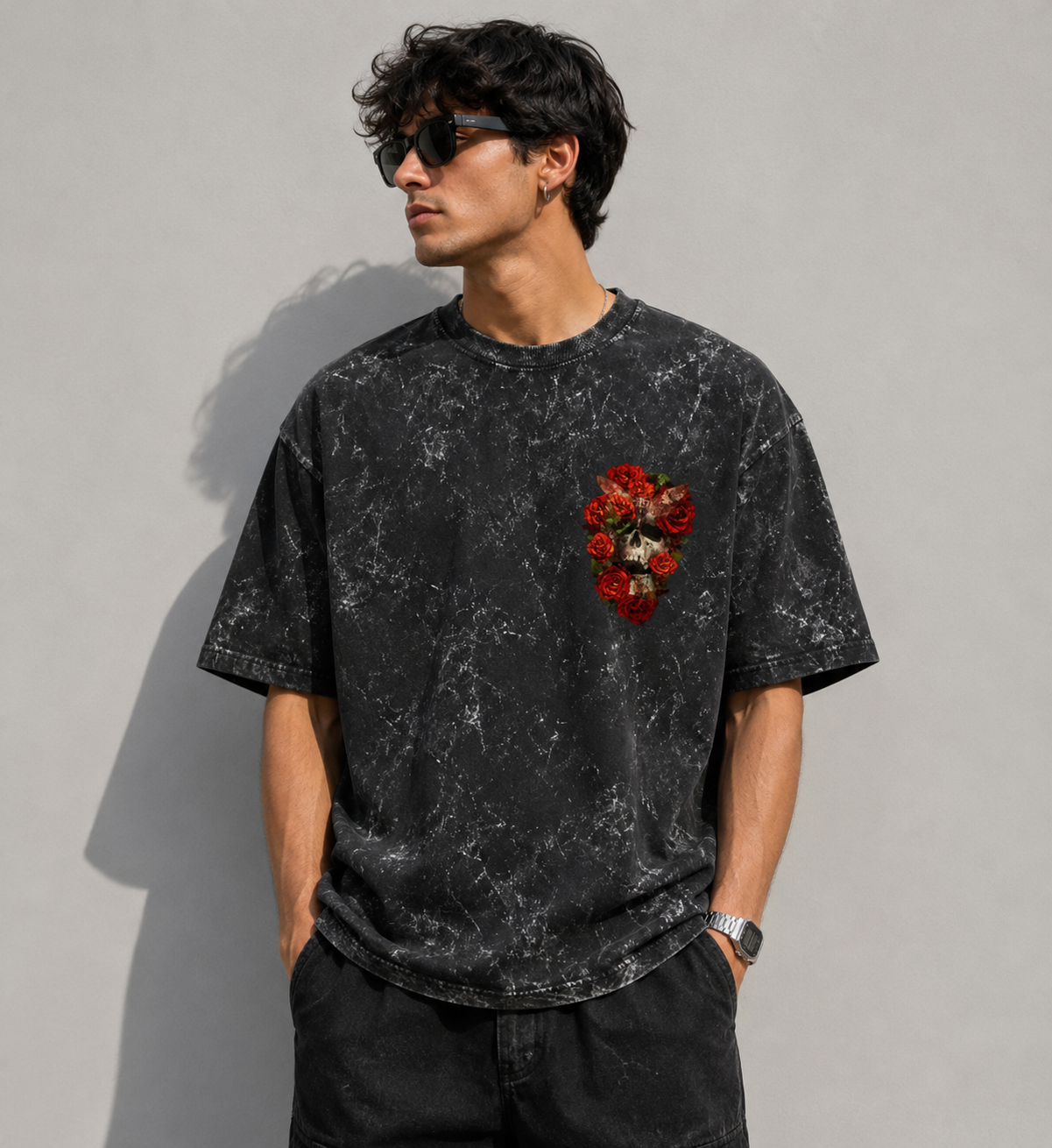 LAYER IT | Unisex Acid Washed Oversized Tee