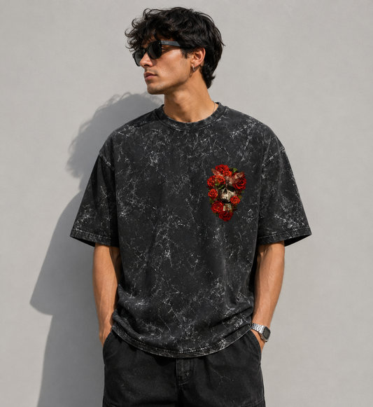 LAYER IT | Unisex Acid Washed Oversized Tee