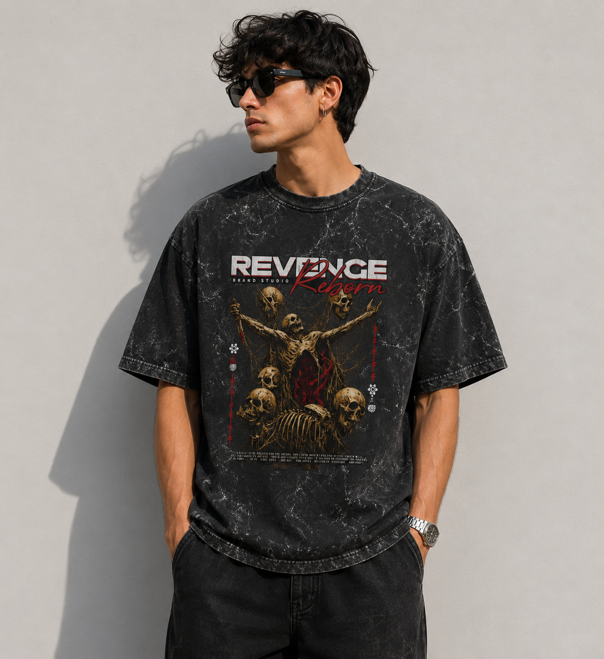LAYER IT | Unisex Acid Washed Oversized Tee