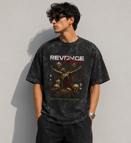 LAYER IT | Unisex Acid Washed Oversized Tee