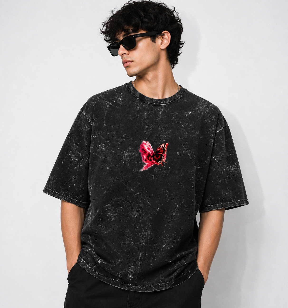 LAYER IT | Unisex Acid Washed Oversized Tee