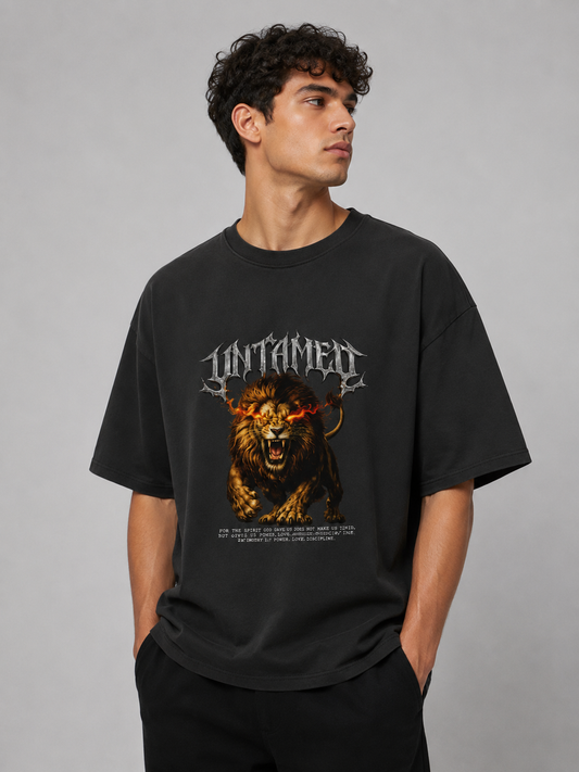LAYER IT | UNTAMED | Unisex Terry Oversized Tee