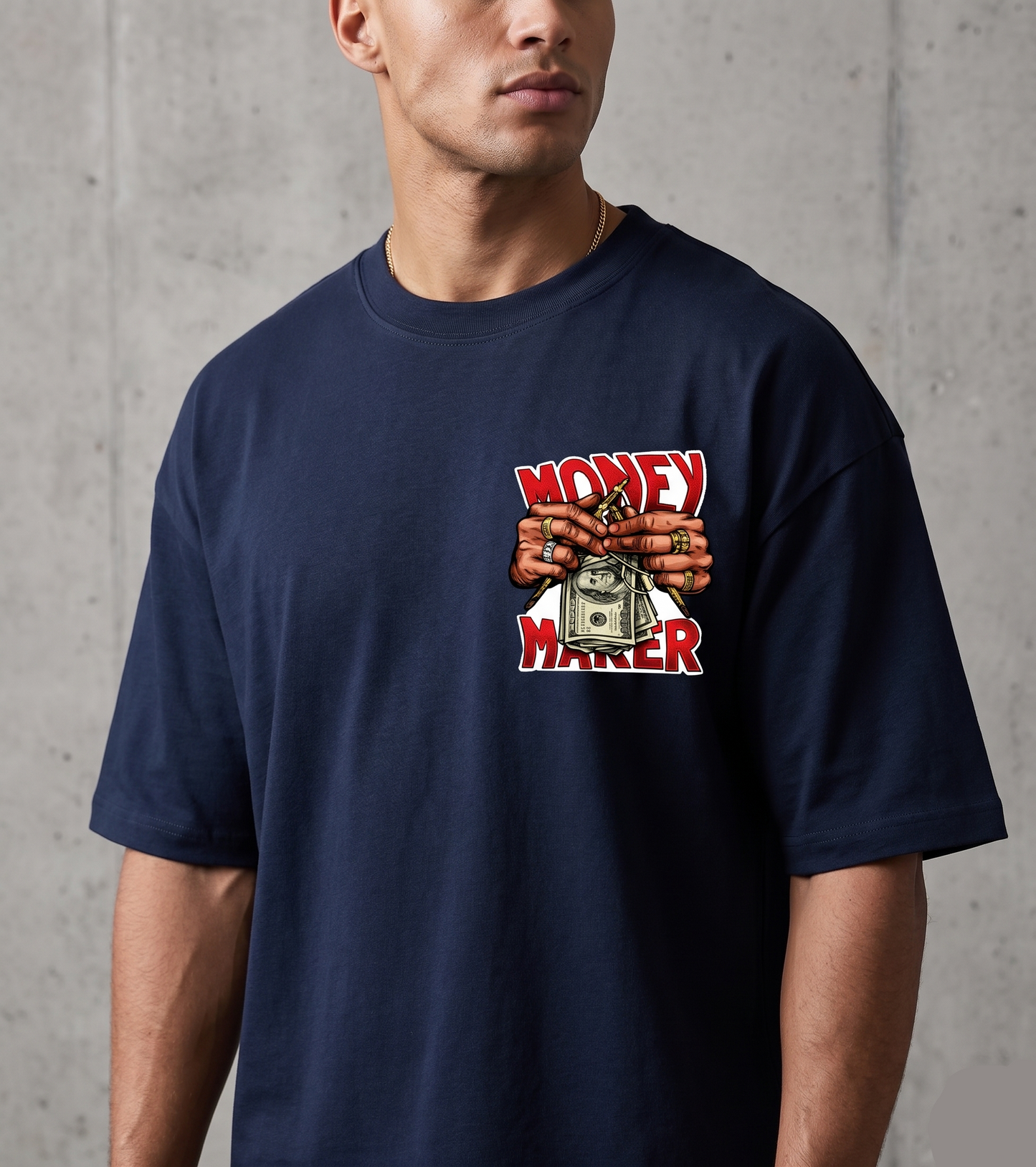 LAYER IT | MONEY MAKER | Unisex Terry Oversized Tee